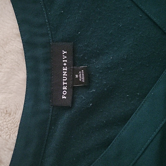 Fortune + Ivy Helina Mixed Material Blouse - Picture 5 of 8